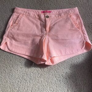 Lilly Pulitzer Adie shorts peach 2